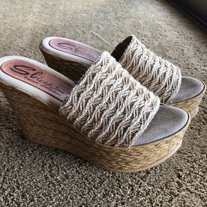 Summer sandal wedges